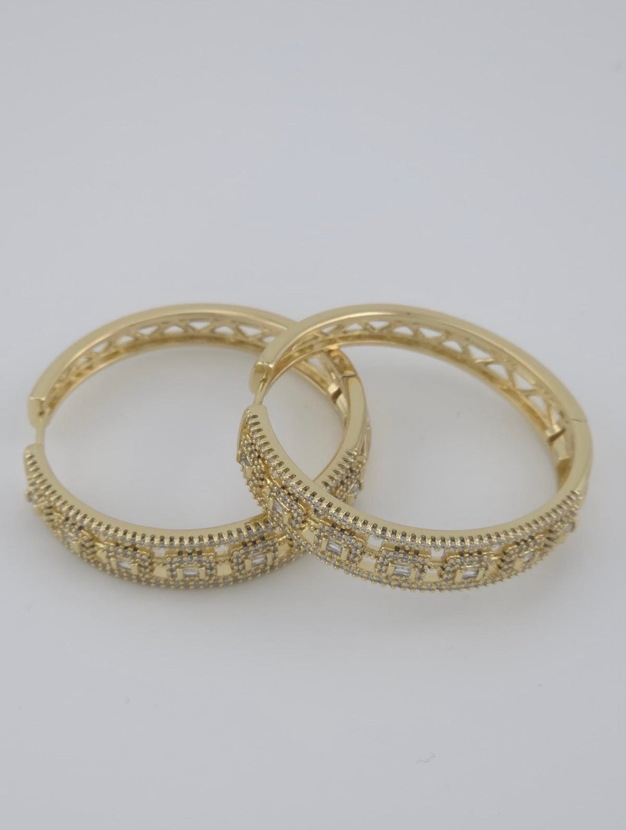 Gold Plated Hoop Earrings